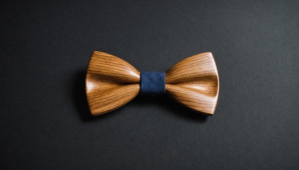 Le nœud papillon en bois : une touche d'originalité chic
